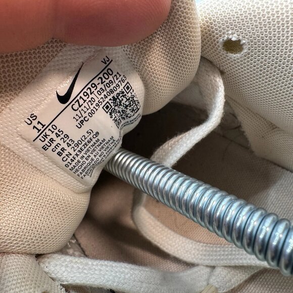 Size 11 Nike Air Max 90 Womens Beige Shimmer Polka‎ Dot Sneakers CZ1929-200 - Picture 8 of 11